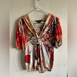 Simply Irresistible Red Floral Top